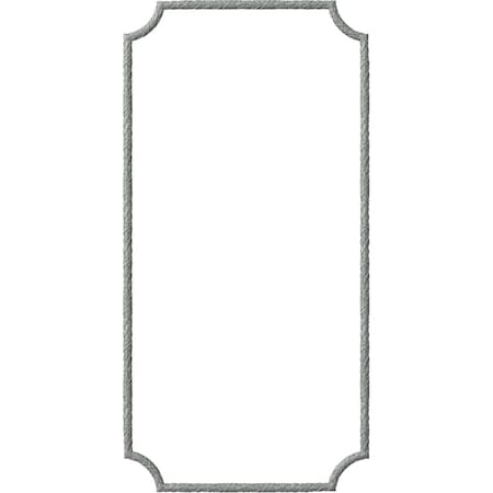 Ekena Millwork 31-in. W x 62-in. H Dublin Panel Moulding Kit Single Panel PMLKDU31X62A